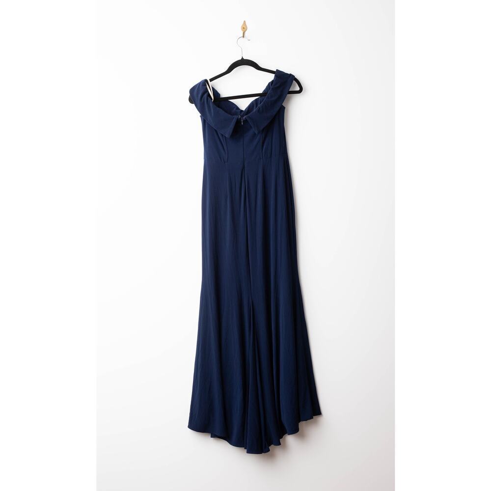 FAVIANA Blue Off The Shoulder Gown - Picture 5 of 10